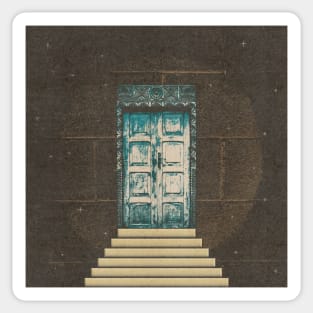 Midnight Door Sticker